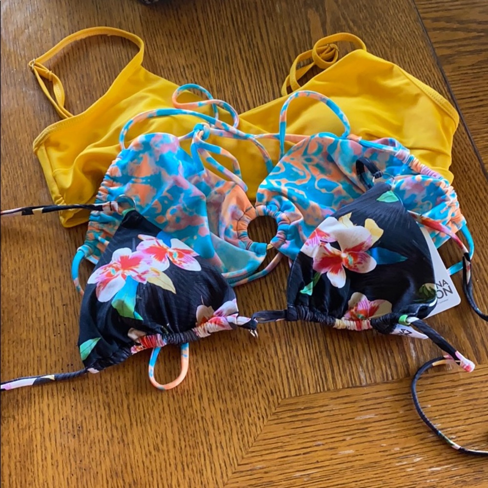 Assorted bikini tops NWOT